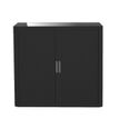 Paperflow easyOffice - Aparador - 2 baldas - 2 Puertas - metal, polipropileno, poliestireno tintado de alto impacto - negro