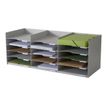 Paperflow easyOffice - Clasificador - 15 compartimentos - para A4 Plus - gris