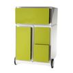 3660141926170-Caisson de bureau mobile EASYBOX - 4 tiroirs mixtes - Vert-P_79367219_1-0