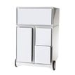 3660141926194-Caisson de bureau mobile EASYBOX - 4 tiroirs mixtes - Blanc-P_79367221_1-0