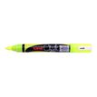 Uni Chalk PWE-5M - Marcador - no permanente - amarillo fluorescente - tinta pigmentada al agua - 1.8-2.5 mm - medio