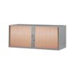 3700339871711-Réhausse pour armoire à rideaux métalliques - L120 x P43 x H43 cm - silver/imitation hê-P_79367723_1-0