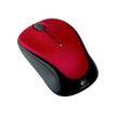 Logitech M235 - Ratón - óptico - inalámbrico - 2.4 GHz - receptor inalámbrico USB - rojo