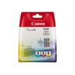 Canon CLI-8 Multipack - Paquete de 3 - amarillo, cián, magenta - original - depósito de tinta - para PIXMA iP6600D, iP6700D, Pro9000, Pro9000 Mark II
