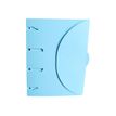 Smartfolder Wallou - Carpeta de 3 solapas - para 235 x 315 mm - capacidad: 100 hojas - rojo (paquete de 100)