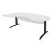 Burocean Idra - Escritorio - blanco perla - antracita base