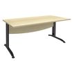 Burocean Idra - Escritorio - rectangular - arce - antracita base