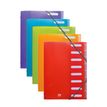 Oxford School Life - Carpeta clasificadora - 8 compartimentos - 8 piezas - para A4 - con pestañas - disponible en diferentes colores