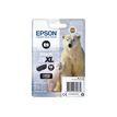 Epson 26XL - 8.7 ml - XL - Photo Negro - original - blíster - cartucho de tinta - para Expression Premium XP-510, 520, 600, 605, 610, 615, 620, 625, 700, 710, 720, 800, 810, 820