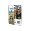 Epson 24XL - 8.7 ml - XL - cián - original - blíster - cartucho de tinta - para Expression Photo XP-55, 750, 760, 850, 860, 950, 960; Expression Premium XP-750, 850