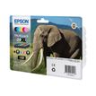 Epson 24XL Multipack - Paquete de 6 - 55.7 ml - XL - negro, amarillo, cián, magenta, magenta claro, cián claro - original - blíster - cartucho de tinta - para Expression Photo XP-55, 750, 760, 850, 860, 950, 960, 970; Expression Premium XP-750, 850