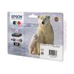 Epson 26 Multipack - Paquete de 4 - negro, amarillo, cián, magenta - original - cartucho de tinta - para Expression Premium XP-510, 520, 600, 605, 610, 615, 620, 625, 700, 710, 720, 800, 810, 820
