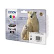 Epson 26XL Multipack - Paquete de 4 - XL - negro, amarillo, cián, magenta - original - cartucho de tinta - para Expression Premium XP-510, 520, 600, 605, 610, 615, 620, 625, 700, 710, 720, 800, 810, 820