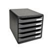 9002493423282-Exacompta BigBox Plus - Module de classement 5 tiroirs - noir/argent-P_79382837_2-1