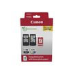 Canon PG-510 / CL-511 Multi pack - Paquete de 2 - 9 ml - negro, color (cian, magenta, amarillo) - original - cartucho de tinta - para PIXMA MP230, MP237, MP252, MP258, MP270, MP280, MP282, MP499, MX350, MX360, MX410, MX420