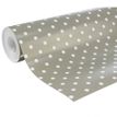 Clairefontaine Excellia - Papel de regalo - 70 cm x 50 m - 80 g/m² - white dots - papel