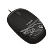 Logitech M105 - Ratón - óptico - cableado - USB - negro