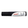 Uni Chalk PWE-17K - Marcador - no permanente - negro - tinta pigmentada al agua - 15 mm - extra largo