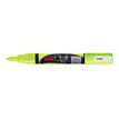 Uni Chalk PWE-3MS - Marcador - no permanente - amarillo fluorescente - tinta pigmentada al agua - 0.9-1.3 mm - fino
