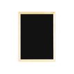 BEQUET Evolution - Pizarra - 600 x 800 mm - negro - marco natural