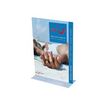 PROMOCOME PLV - Soporte de señal - para A4 - doble cara - incoloro