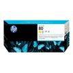 HP 80 - 17 ml - amarillo - cabezal de impresión con limpiador - para DesignJet 1050c, 1050c plus, 1055cm, 1055cm plus