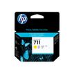 HP 711 - 29 ml - amarillo - original - DesignJet - cartucho de tinta - para DesignJet T100, T120, T120 ePrinter, T125, T130, T520, T520 ePrinter, T525, T530