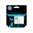 HP 711 - Paquete de 3 - 29 ml - amarillo - original - DesignJet - cartucho de tinta - para DesignJet T100, T120, T120 ePrinter, T125, T130, T520, T520 ePrinter, T525, T530