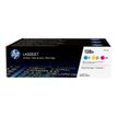 HP 128A - Paquete de 3 - amarillo, cián, magenta - original - LaserJet - cartucho de tóner (CF371AM) - para Color LaserJet Pro CP1525n, CP1525nw; LaserJet Pro CM1415fn, CM1415fnw