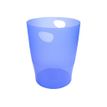 Exacompta ECOBIN Classic - Cesto de basura - 15 L - asas - polipropileno (PP) - azul hielo translúcido