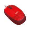 Logitech M105 - Ratón - óptico - cableado - USB - rojo