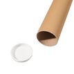 Logistipack - Tubo de envío de correo - 5 cm (diámetro) x 61 cm (altura) - marrón