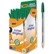 BIC Cristal - Bolígrafo - verde - 1 mm - medio (paquete de 50)