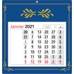 3664447084077-Oberthur - Plaque Skytos mensuel - 29 x 30 cm - disponible dans différentes couleurs-P_79398060_2-1