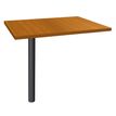 0400793981676-Extension IDRA/DUAL sur pied tube - 80 x 60 cm - Pied anthracite - plateau imitation Merisi-P_79398167_1-0