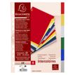 Exacompta - Intercalaires 6 positions - A4 - polypropylène coloré