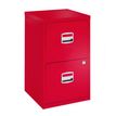 MT Economic - Armario de relleno vertical - 2 cajones - rojo