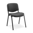 SOKOA COLLECTIVITE - Silla - visitante - tejido, polipropileno, compuesto de madera, espuma de poliéster - negro