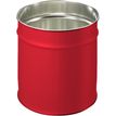 Pierre Henry - Cesto de basura - 12 L - metal - rojo