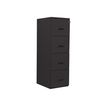 Pierre Henry - Armario de relleno vertical - 4 cajones - acero - negro