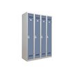 Pierre Henry Clean Industry - Taquilla - 4 baldas - 4 Puertas - gris, azul