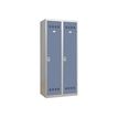 Pierre Henry Salissante - Taquilla - 2 baldas - 2 Puertas - azul, gris claro, RAL 7035, RAL 5014