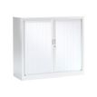 Pierre Henry GENERIC - Aparador - 2 baldas - 2 Puertas - acero, policloruro de vinilo (PVC) - blanco