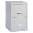 Pierre Henry - Armario de relleno vertical - 2 cajones - gris