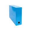 Exacompta Iderama - Maleta de transferencia - ancho de la espina: 90 mm - para A4 - capacidad: 800 hojas - azul claro