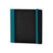 Quo Vadis Soft & Color - Cuaderno - limitado por cinta - 160 x 160 mm - blanco - liso - azul