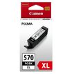 Canon PGI-570PGBK XL - 22 ml - Alto rendimiento - negro - original - depósito de tinta - para PIXMA MG5751, MG5752, MG5753, MG6851, MG6852, MG6853, MG7750, MG7751, MG7752, MG7753