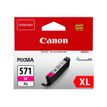 Canon CLI-571M XL - 11 ml - Alto rendimiento - magenta - original - depósito de tinta - para PIXMA TS5051, TS5053, TS5055, TS6050, TS6051, TS6052, TS8051, TS8052, TS9050, TS9055