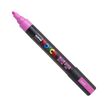 POSCA PC-5M - Marcador - rosa fluorescente - tinta pigmentada al agua - 1.8-2.5 mm - medio