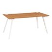 3483600495310-Bureau - SUNDAY - noyer - L 160 cm - pieds trapèze-P_79408118_1-0
